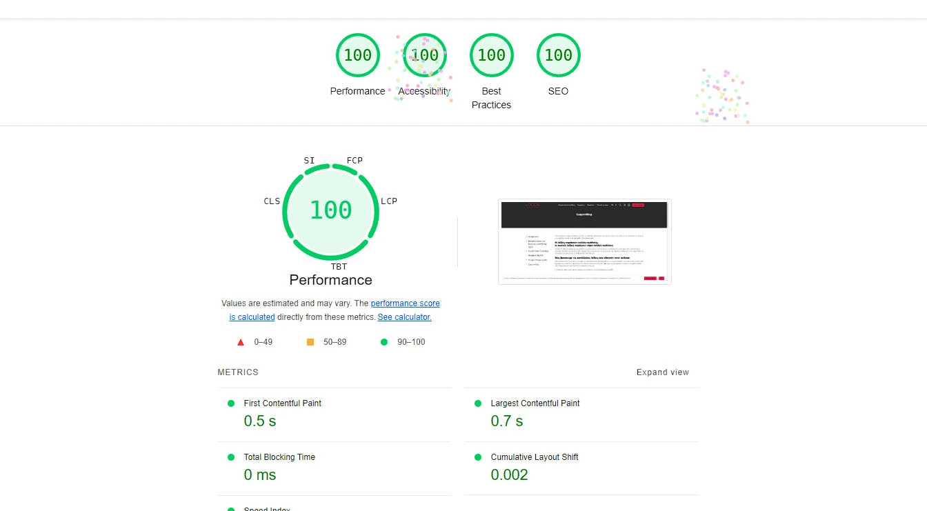 pagespeed insights